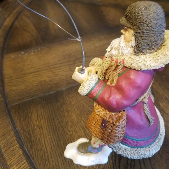 Midwest of Cannon Falls Collectible Fisherman Santa Claus 8" Figurine - Picture 4 of 7